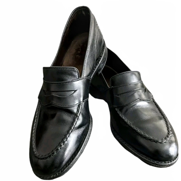 ALLEN EDMONDS Randolph Penny Loafers Men's Moc Toe Black Dress Shoes - Picture 7 of 11